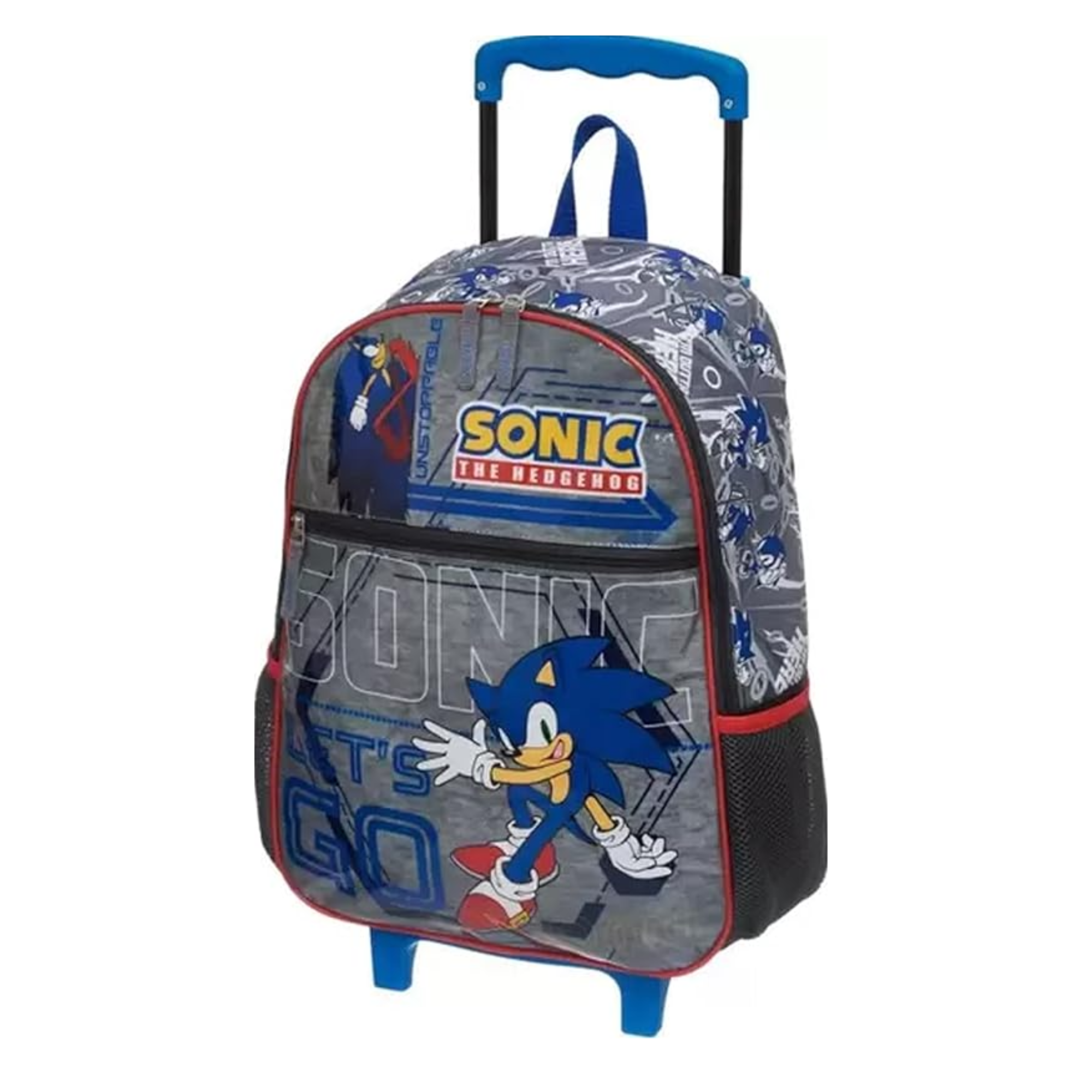 MOCHILA C/RODAS SONIC CINZA 989D01